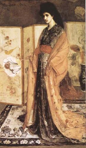 James Abbott McNeil Whistler Rose and Silver La Princesse du Pays de la Porcelaine (mk09) china oil painting image